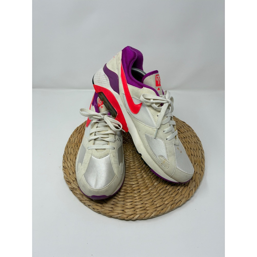 Nike Air Max 180 QS Laser Crimson Summit White 2013‎ 626960-165 Men's Size 11.5